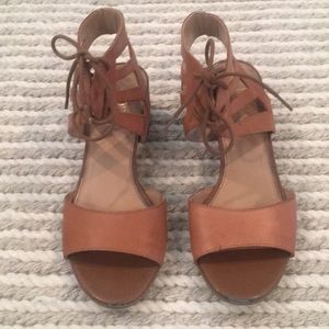 Franco Sarto leather heeled sandals